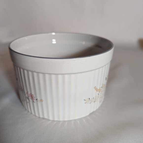 Rare Poole England Stoneware discontinued Fragrance Design Souffle Dish - Picture 2 of 5